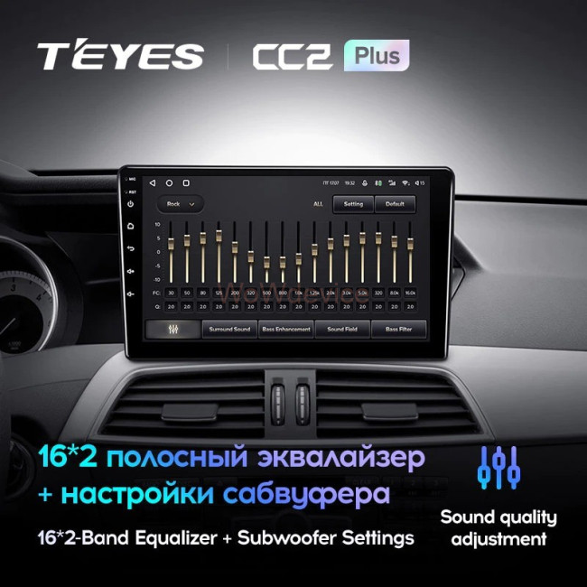 Штатная магнитола Teyes CC2 Plus 3/32 Mercedes-Benz C-Class W204 C204 S204 (2011-2015)