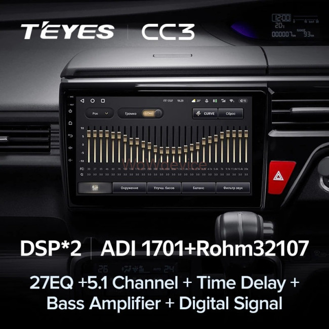 Штатная магнитола Teyes CC3 4/64 Honda Stepwgn 5 (2015-2021) правый руль Штатная магнитола Teyes CC3 4/64 Honda Stepwgn 5 (2015-2021) правый руль