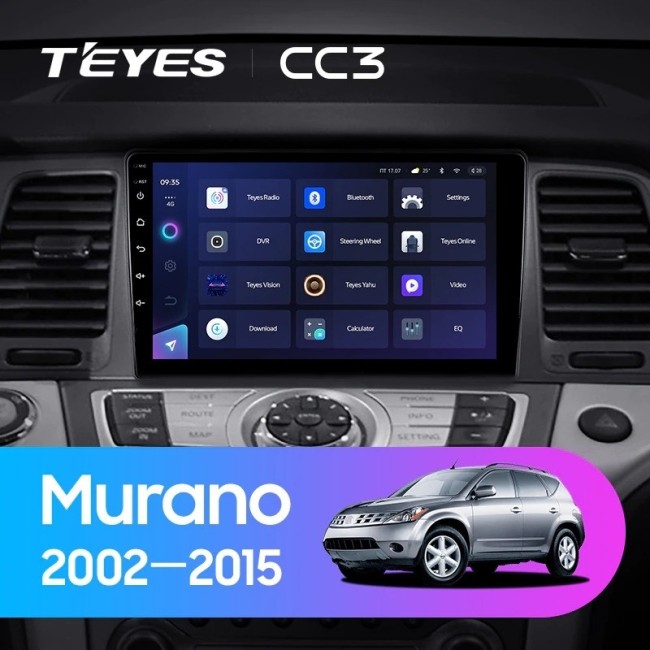 Штатная магнитола Teyes CC3 3/32 Nissan Murano Z50 (2002-2015)