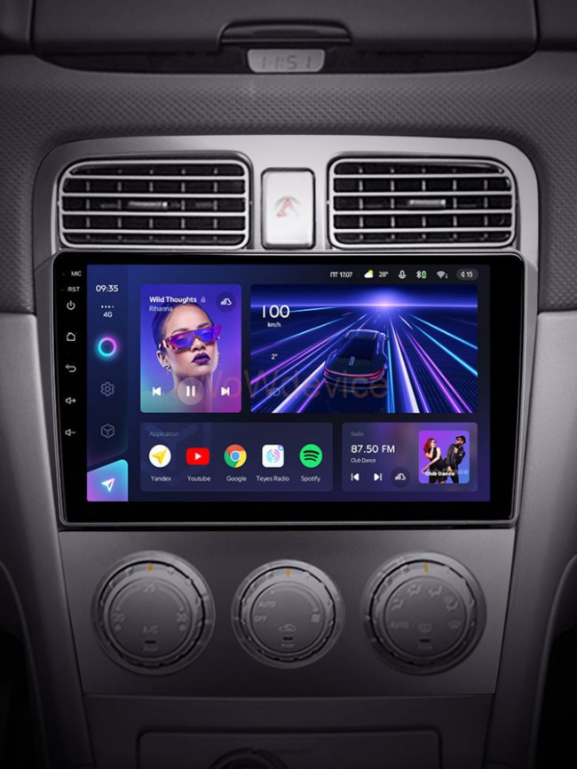 Штатная магнитола Teyes CC3 4/64 Subaru Forester SG (2002-2008)