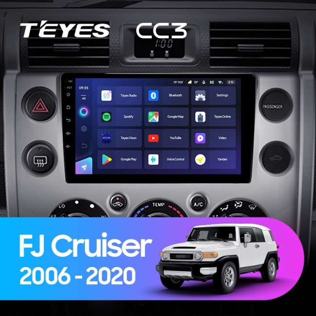 Штатная магнитола Teyes CC3 6/128 Toyota FJ Cruiser J15 (2006-2020)