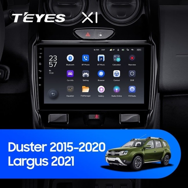 Штатная магнитола Teyes X1 4G 2/32 Renault Duster (2015-2020)