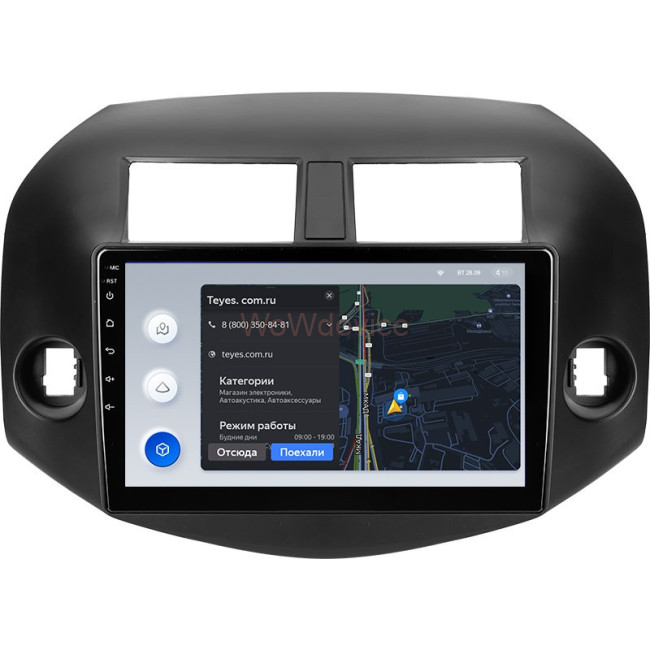 Штатная магнитола Teyes X1 4G 2/32 Toyota RAV4 3 XA30 (2005-2013) 10"