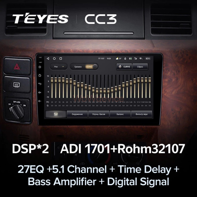 Штатная магнитола Teyes CC3 360 6/128 Nissan Patrol V 5 Y61 (2004-2021) Тип С