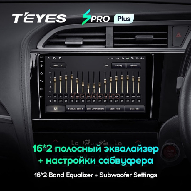 Штатная магнитола Teyes SPRO Plus 6/128 Honda Shuttle 2 (2015-2020) Правый руль