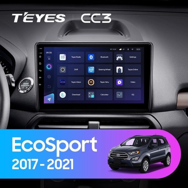 Штатная магнитола Teyes CC3 3/32 Ford EcoSport (2017-2021)