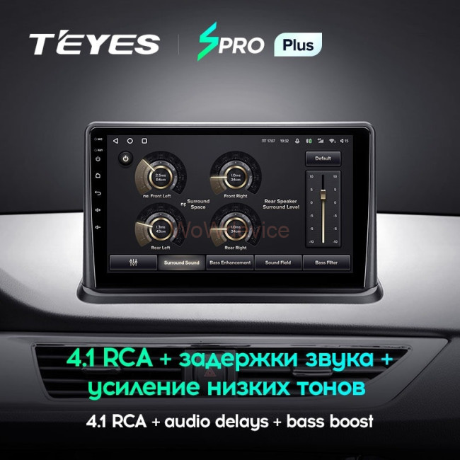 Штатная магнитола Teyes SPRO Plus 4/64 Changan Alsvin V7 (2014-2018)