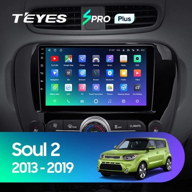Штатная магнитола Teyes SPRO Plus 4/64 Kia Soul 2 PS (2013-2019) F2