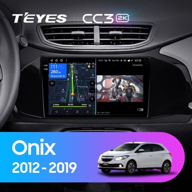 Штатная магнитола Teyes CC3 2K 360 6/128 Chevrolet Onix (2012-2019) Штатная магнитола Teyes CC3 2K 360 6/128 Chevrolet Onix (2012-2019)