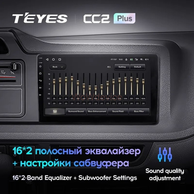 Штатная магнитола Teyes CC2L Plus 2/32 Toyota Coaster (2013-2015)
