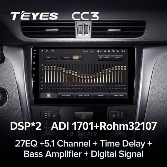 Штатная магнитола Teyes CC3 3/32 Suzuki Kizashi (2009-2015) Штатная магнитола Teyes CC3 3/32 Suzuki Kizashi (2009-2015)