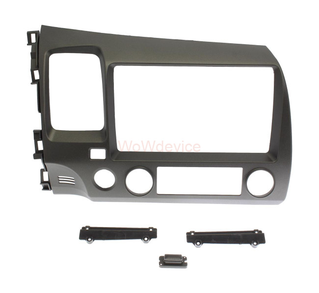 Рамка магнитолы 9.0" (цв.темно-серый) для HONDA Civic Sedan 2007-2011 Левый руль Рамка магнитолы 9.0" (цв.темно-серый) для HONDA Civic Sedan 2007-2011 Левый руль