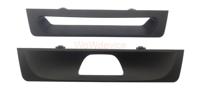 Рамка магнитолы 10.2" (цв.Черный и Серебристый) для HYUNDAI Creta 2015+; iX-25 2014+