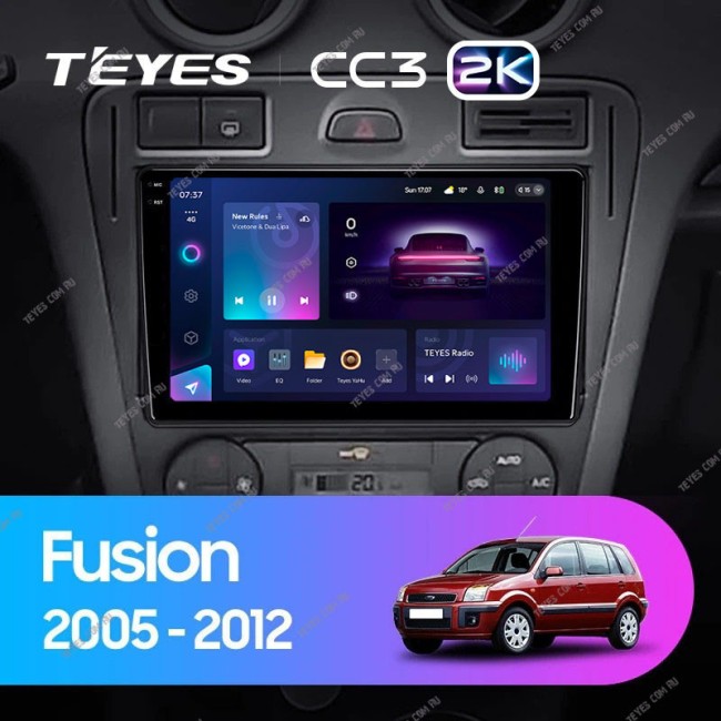 Штатная магнитола Teyes CC3 2K 3/32 Ford Fusion 1 (2005-2012)