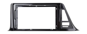 Рамка магнитолы 9.0" (цв.Глянцевый Черный) для TOYOTA C-HR 2016+ Рынок США / Левый руль