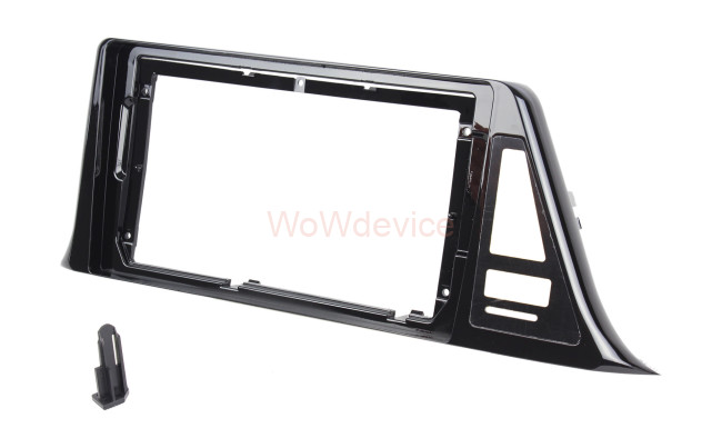 Рамка магнитолы 9.0" (цв.Глянцевый Черный) для TOYOTA C-HR 2016+ Рынок США / Левый руль Рамка магнитолы 9.0" (цв.Глянцевый Черный) для TOYOTA C-HR 2016+ Рынок США / Левый руль