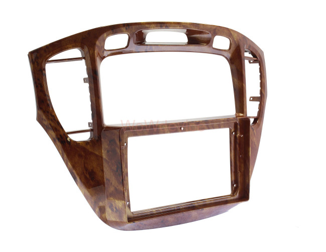 Рамка магнитолы 9.0" (цв.Глянцевый Деревянный) для TOYOTA Highlander 2001-2007 Рамка магнитолы 9.0" (цв.Глянцевый Деревянный) для TOYOTA Highlander 2001-2007