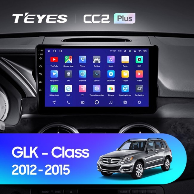 Штатная магнитола Teyes CC2 Plus 3/32 Mercedes-Benz GLK-Class X204 (2012-2015)