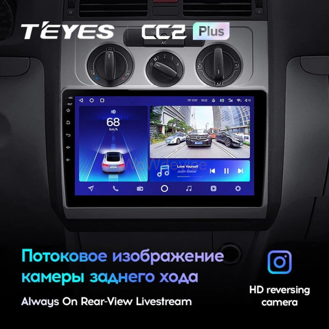 Штатная магнитола Teyes CC2 Plus 3/32 Volkswagen Touran (2003-2015)