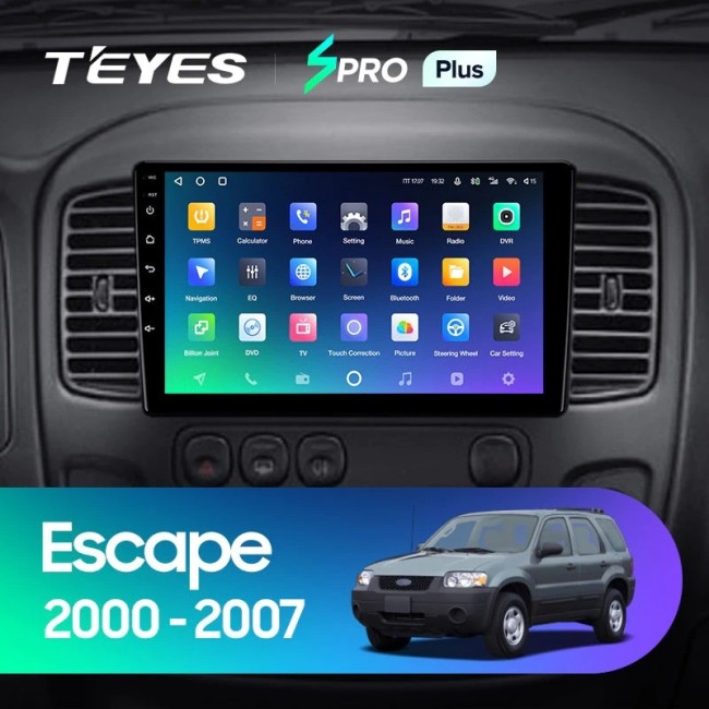 Штатная магнитола Teyes SPRO Plus 6/128 Ford Escape (2000-2007)