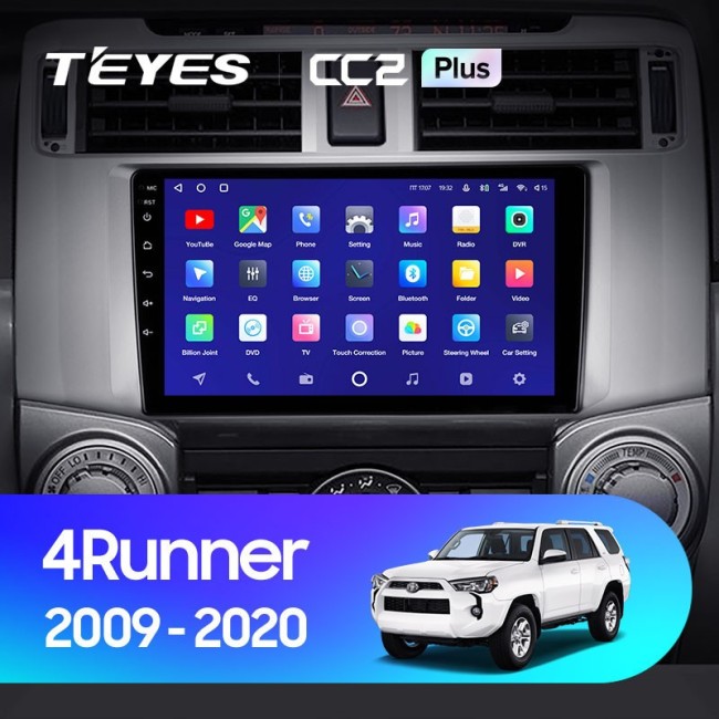 Штатная магнитола Teyes CC2 Plus 4/64 Toyota 4Runner 5 N280 (2009-2020)