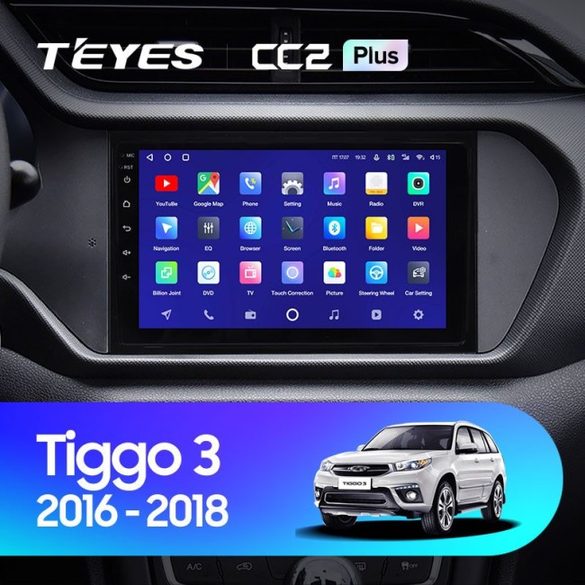 Штатная магнитола Teyes CC2 Plus 6/128 Chery Tiggo 3 (2016-2018)