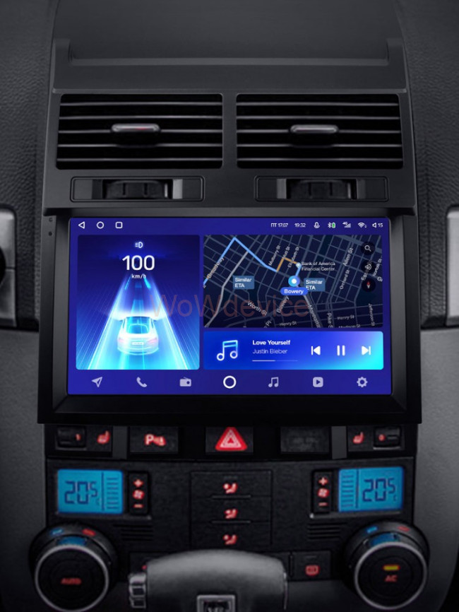 Штатная магнитола Teyes CC2L Plus 1/16 Volkswagen Touareg GP (2002-2010) F1