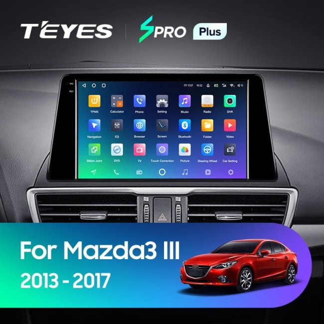 Штатная магнитола Teyes SPRO Plus 3/32 Mazda 3 BM (2013-2017) Тип-B