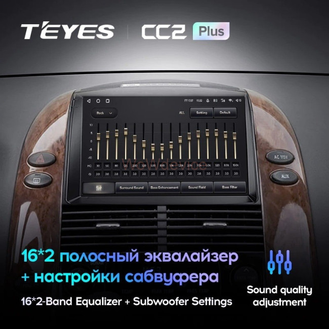 Штатная магнитола Teyes CC2 Plus 4/64 Toyota Sienna 2 II XL20 (2003-2010) Штатная магнитола Teyes CC2 Plus 4/64 Toyota Sienna 2 II XL20 (2003-2010)
