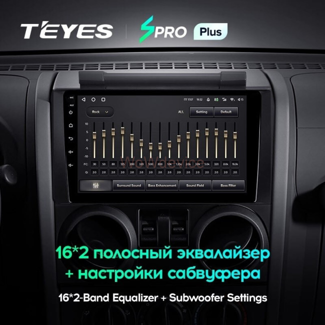 Штатная магнитола Teyes SPRO Plus 6/128 Jeep Wrangler 3 JK (2008-2010) F1 Штатная магнитола Teyes SPRO Plus 6/128 Jeep Wrangler 3 JK (2008-2010) F1