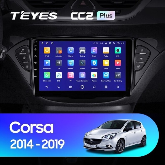 Штатная магнитола Teyes CC2 Plus 3/32 Opel Corsa (2014-2019)