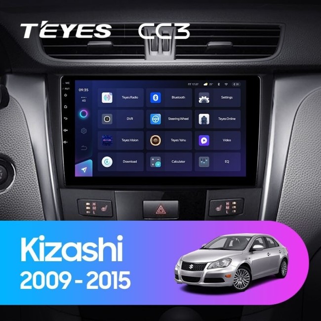 Штатная магнитола Teyes CC3 4/64 Suzuki Kizashi (2009-2015)