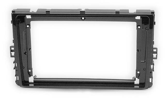 Рамка магнитолы 9.0" (цв. Черный) для установки ГУ 9" в штатную рамку Volkswagen Multivan (T6) 2020+