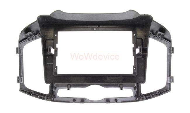 Рамка магнитолы 9.0" (цв.Серебро) для CHEVROLET Captiva 2011-2015