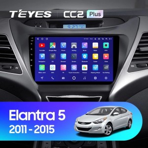 Штатная магнитола Teyes CC2 Plus 3/32 Hyundai Elantra 5 JK GD MD UD (2010-2016) F1