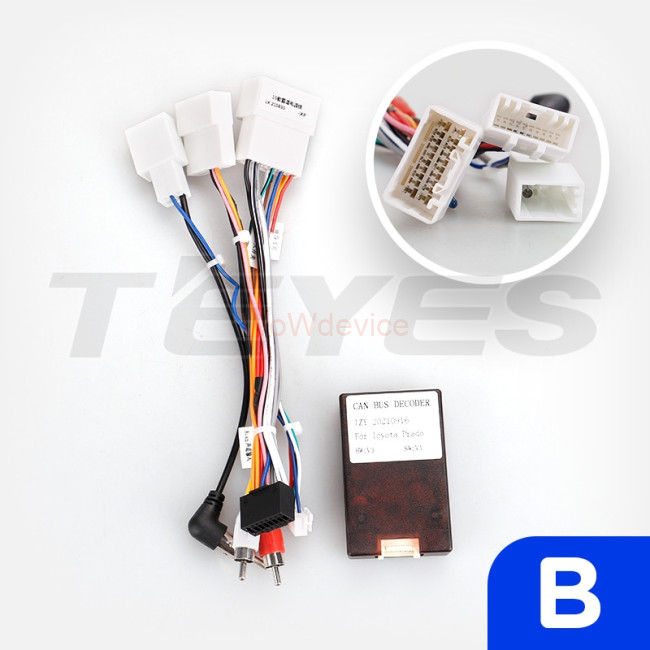 Установочный комплект Teyes для Toyota Land Cruiser 100 (2002-2007) Тип-В