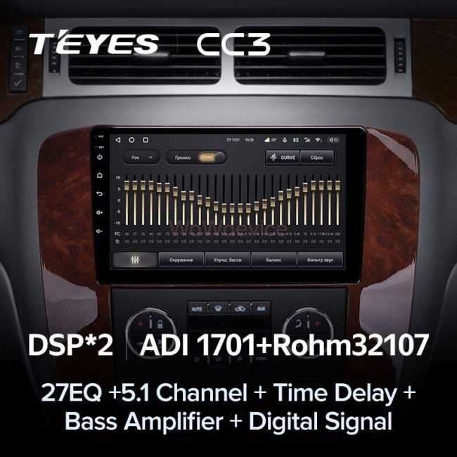 Штатная магнитола Teyes CC3 3/32 Chevrolet Tahoe (2006-2014) Штатная магнитола Teyes CC3 3/32 Chevrolet Tahoe (2006-2014)