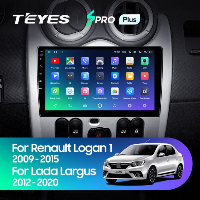 Штатная магнитола Teyes SPRO Plus 3/32 Renault Logan 1 (2010-2015)