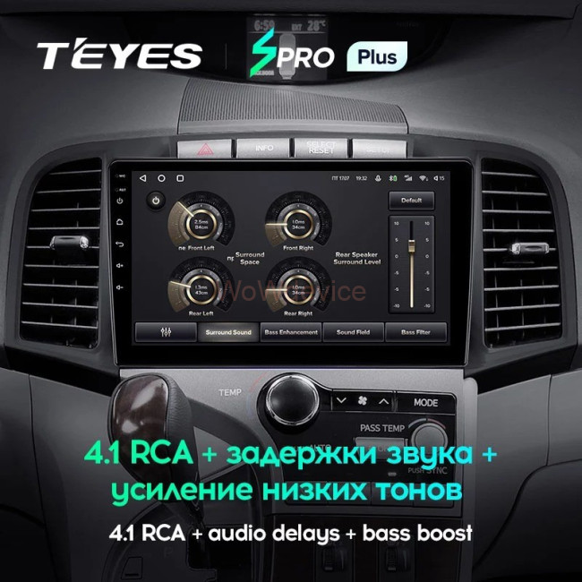 Штатная магнитола Teyes SPRO Plus 3/32 Toyota Venza 2008-2016