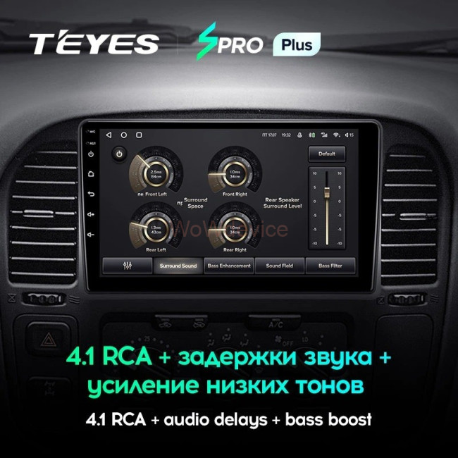 Штатная магнитола Teyes SPRO Plus 3/32 Toyota Land Cruiser 10 J100 100 (1998-2007)