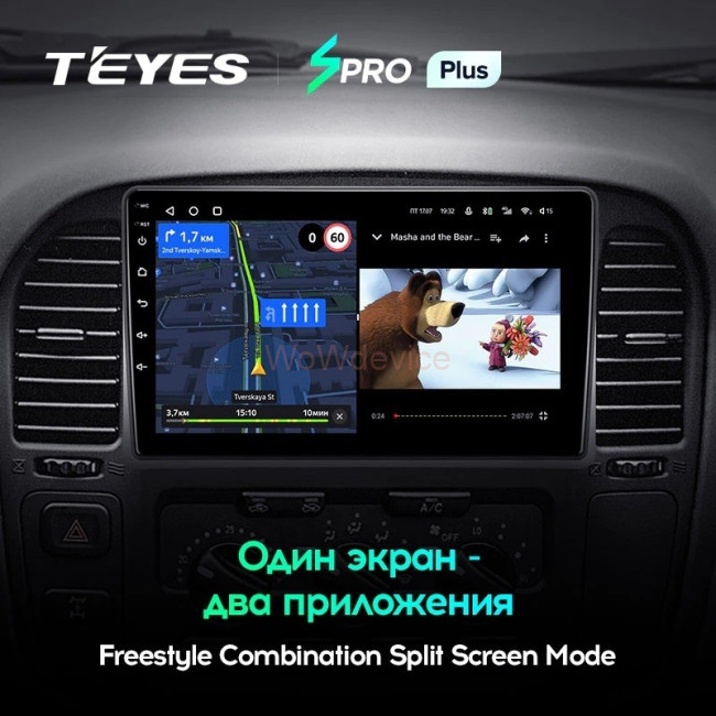 Штатная магнитола Teyes SPRO Plus 3/32 Toyota Land Cruiser 10 J100 100 (1998-2007)