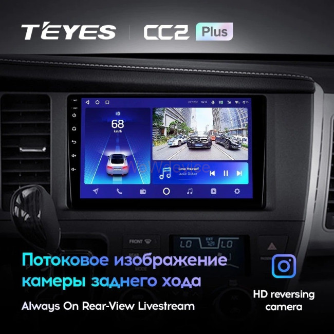 Штатная магнитола Teyes CC2 Plus 4/64 Toyota Sienna 3 XL30 (2014-2020)