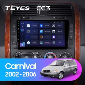 Штатная магнитола Teyes CC3 360 6/128 Kia Carnival UP GQ (2002-2006)