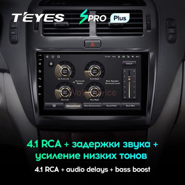 Штатная магнитола Teyes SPRO Plus 4/32 Lexus LS430 XF30 (2000-2006) F1