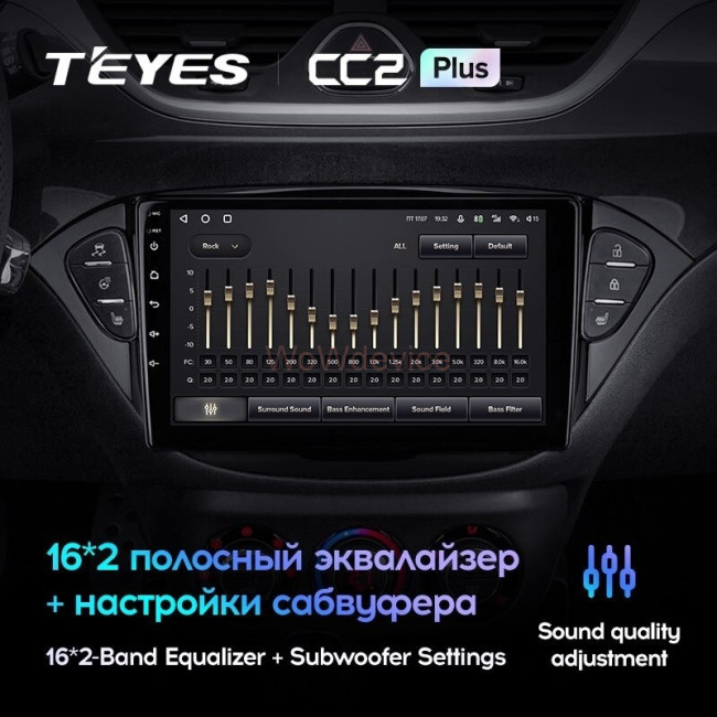 Штатная магнитола Teyes CC2 Plus 4/64 Opel Corsa (2014-2019)