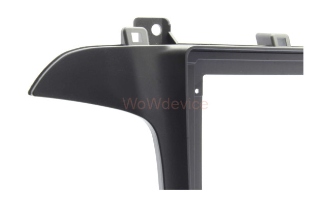 Рамка магнитолы 9.0" (цв.Черный) для FORD S-Max 2006-2015 Климат