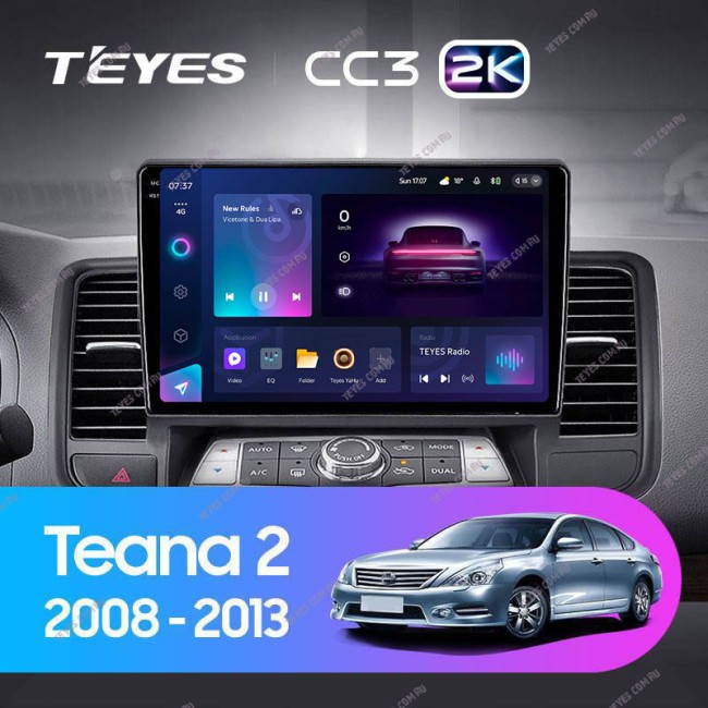 Штатная магнитола Teyes CC3 2K 3/32 Nissan Teana J32 (2008-2013) Тип-А