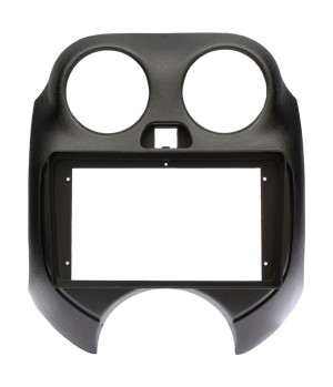 Рамка магнитолы 9.0" (цв.Черный) для NISSAN Micra, March (K13) 2010-2013 / RENAULT Pulse 2011-2017