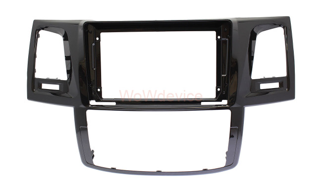 Рамка магнитолы 9.0" (цв.Глянцевый Черный) для TOYOTA Hilux, Fortuner, SW4 2008-2015 Рамка магнитолы 9.0" (цв.Глянцевый Черный) для TOYOTA Hilux, Fortuner, SW4 2008-2015