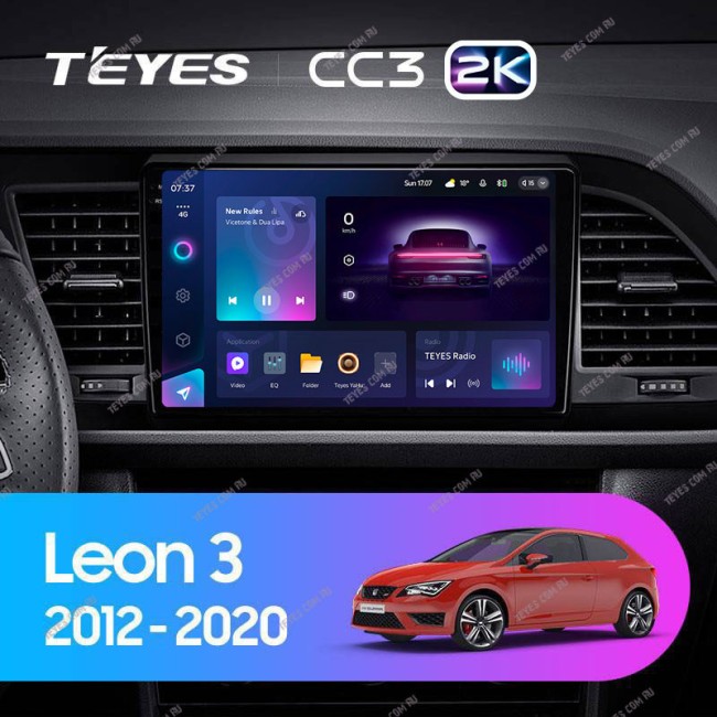 Штатная магнитола Teyes CC3 2K 4/64 Seat Leon 3 (2012-2020)